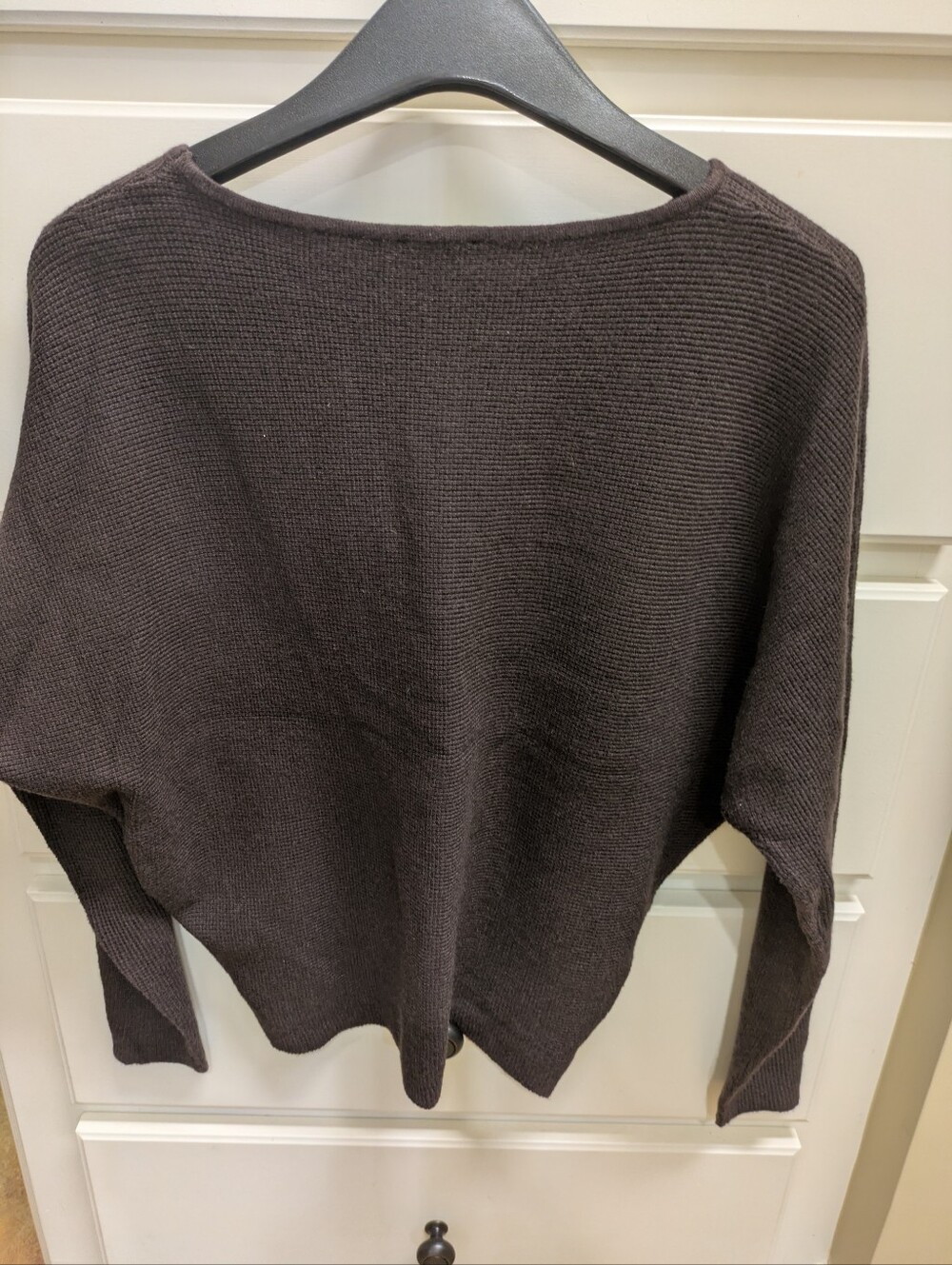 Cyrus Women's Chocolate Brown Scoopneck Sweater, XS, Excellent Condition - Picture 3 of 6